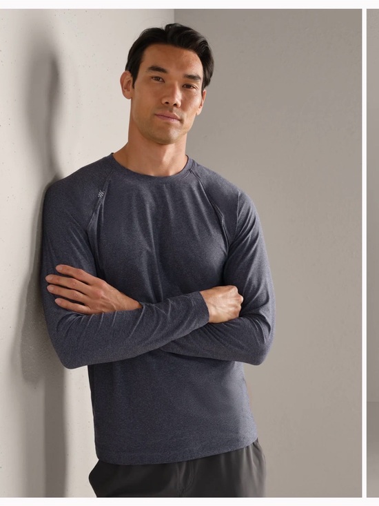 RHONE Other - RHONE Reign Men's Long-Sleeve Performance Shirt - Blue